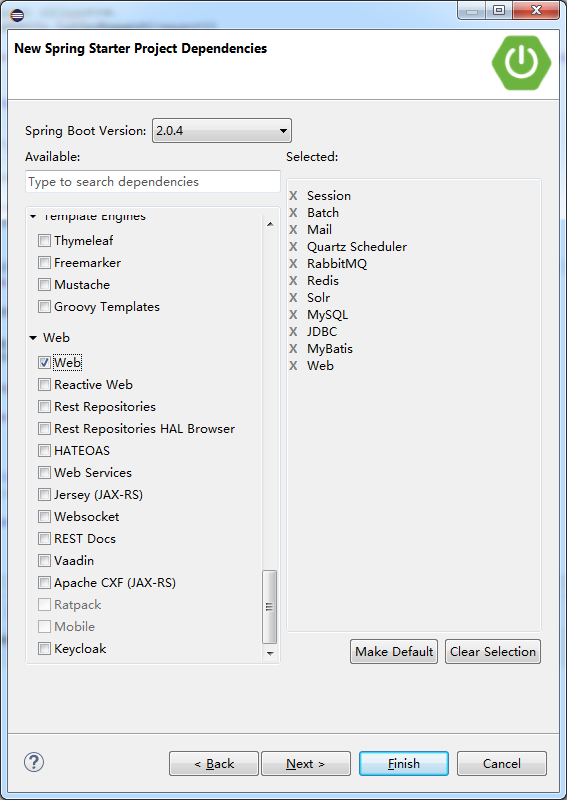 eclipse搭建springboot