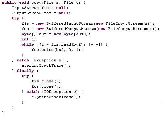 java实现文件复制功能，java文件复制方法分享