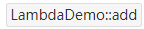 LambdaDemo::add