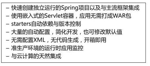 springboot框架的定义和特点